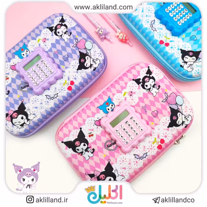 جامدادی تبلتی ماشین حسابدار کرومی