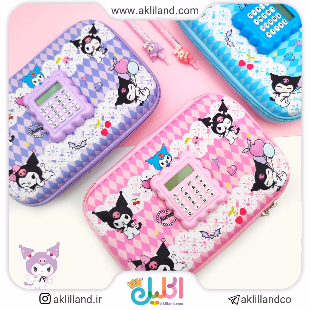 جامدادی تبلتی ماشین حسابدار کرومی