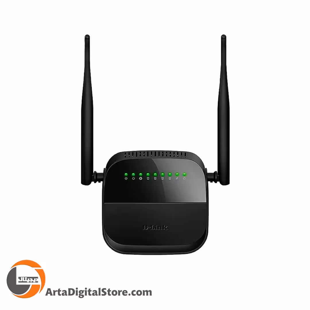مودم روتر دی لینک D-Link DSL-124 N300 ADSL2  300Mbps Modem Router