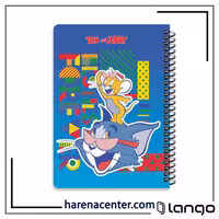 دفتر مدرسه طرح تام و جری کد 3 برند لانگو