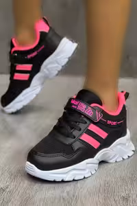 Elastic Velcro Soft Flexible Leatweight Breathable Unisex مشبک کفش ورزشی بچه گانه – 1373
