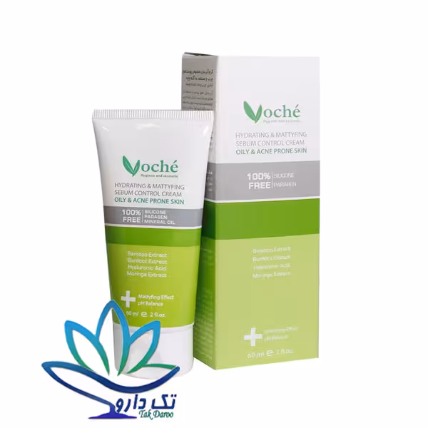 کرم آبرسان مخصوص پوست‌ های چرب و مستعد آکنه وچه 60 میلی لیتر