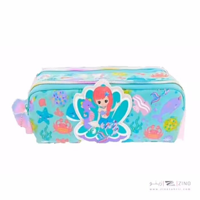 جامدادی دوزیپ وست دسته دار پری دریایی کد2094-5