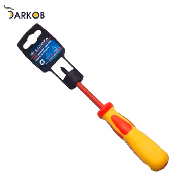 پیچ گوشتی عایق دار چهارسو لیکوتا مدل ASD-910801