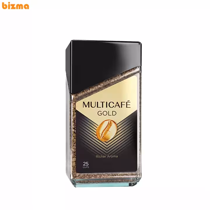 قهوه فوری گلد شیشه‌ای مولتی کافه – 50 گرم