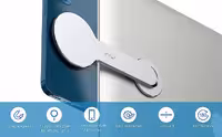 پایه نگهدارنده مگنتی موبایل MiLi ORBITA360 Magnetic Laptop Phone Holder