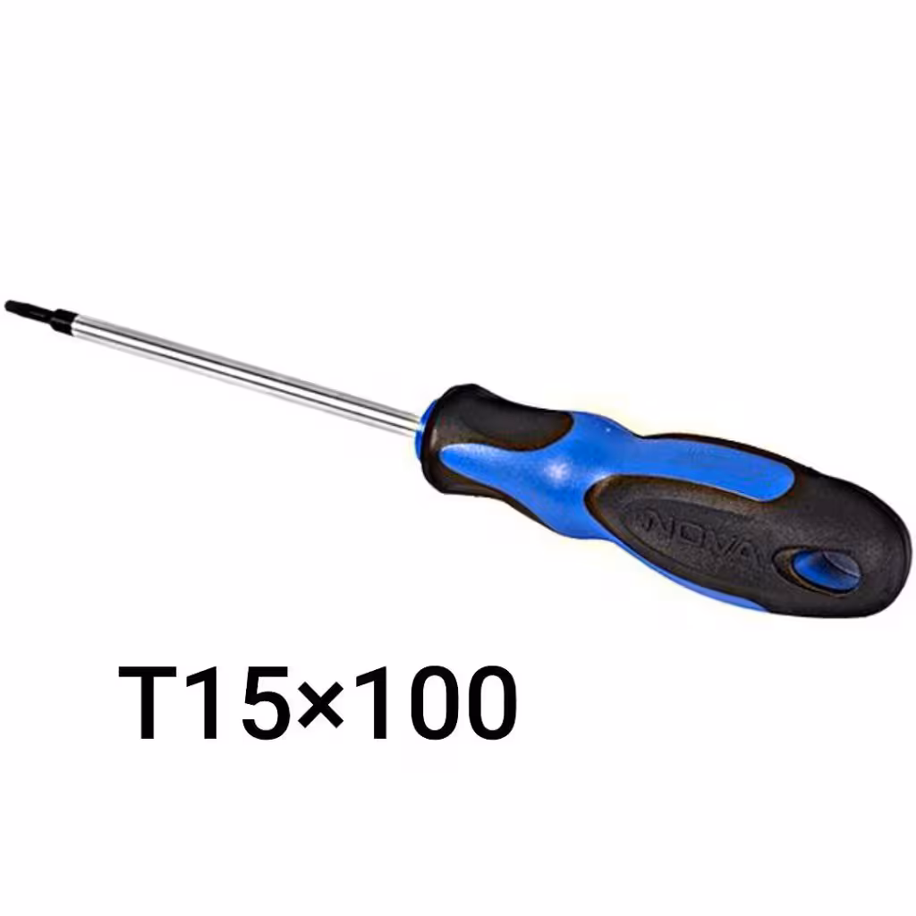 پیچ گوشتی دسته پلاستیکی 100×T15 ستاره ای نووا NOVA مدل 1641