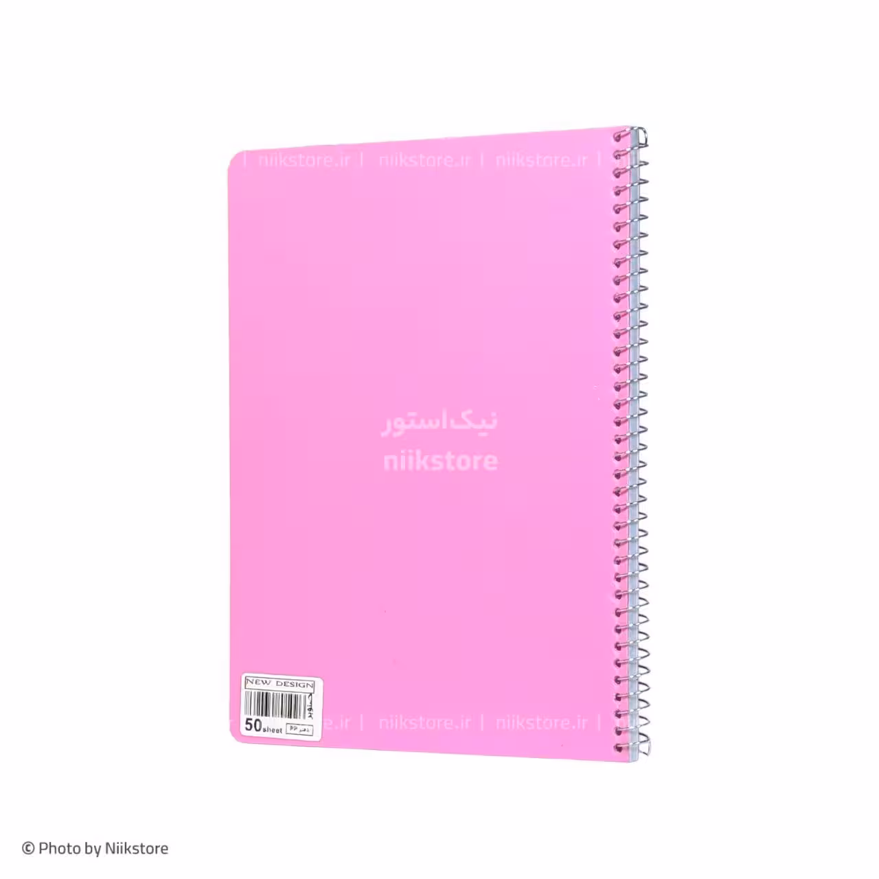 دفتر فنری 50برگ PP تک رنگ صنوبرقیمت نقدیsenobar 50sheets pp notebook