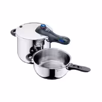 زودپز دو قلو 3 و 6,5 لیتر پرفکت پلاس وی ام اف | WMF Perfect Plus Pressure Cooker 6,5L   3,0L   Insert
