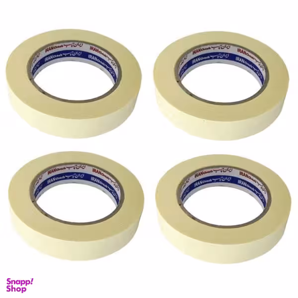 چسب کاغذی ایران چسب کد NM عرض 2.5 سانتیمتر بسته 4 عددی