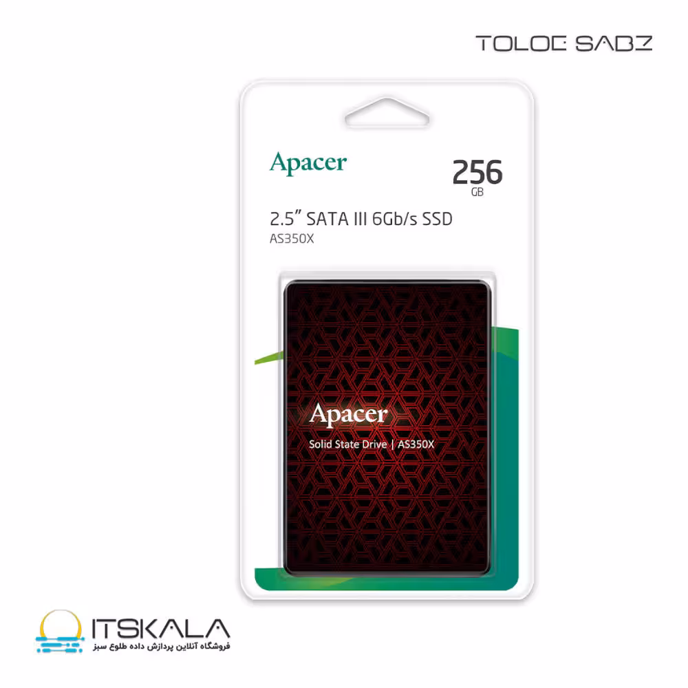 قیمت و خرید حافظه SSD اپیسر مدل AS350X ظرفیت 256 گیگابایت | ITSKALA