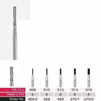 فرز کارباید دسته 19mm (جهت استفاده توربین) CB21– VerDent - فروشگاه تخصصی دندانپزشکی سپیرا