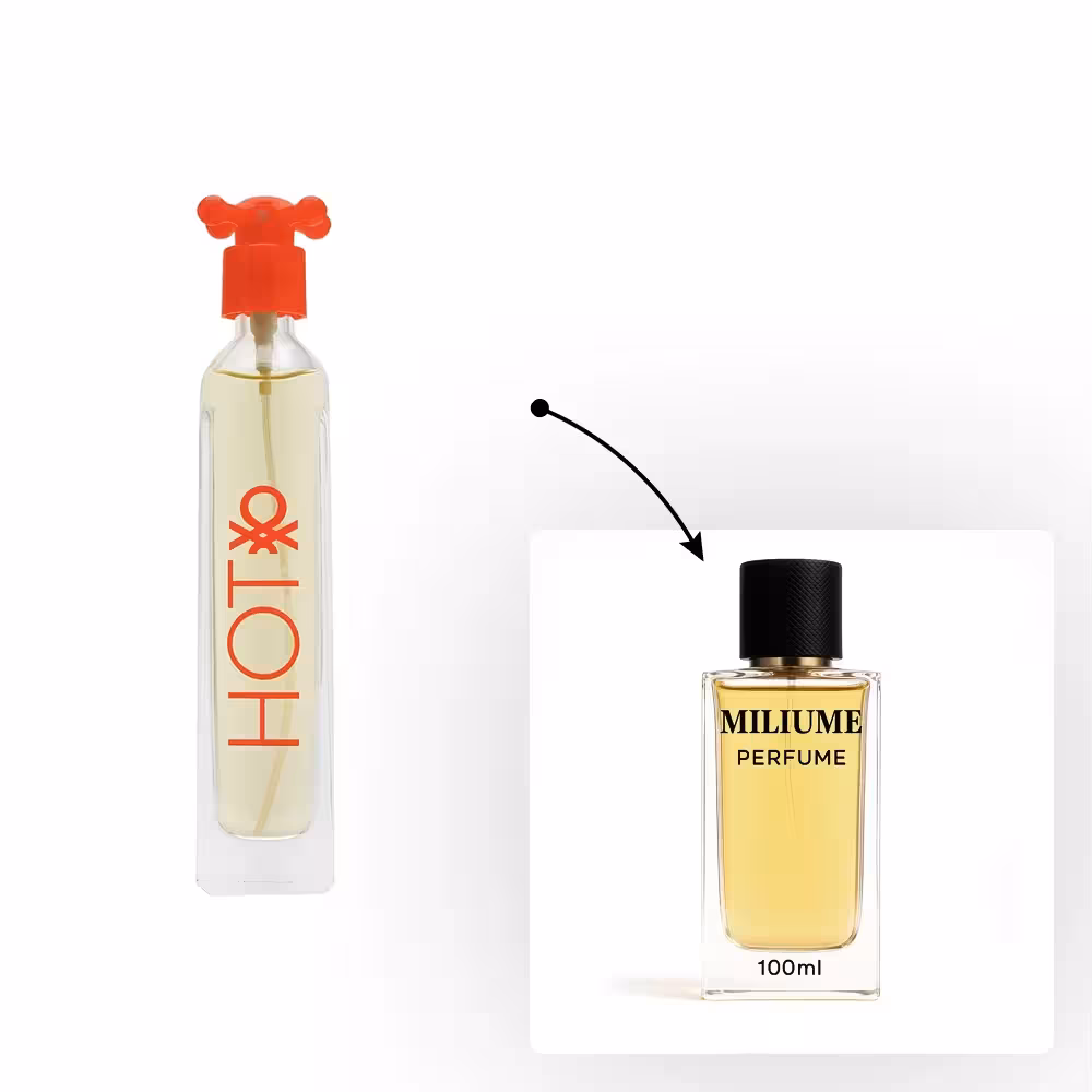 اسانس عطر Benetton Hot برند RenneTouch - کد 1607 - بنتون هات 100ML - میلیوم پرفیوم