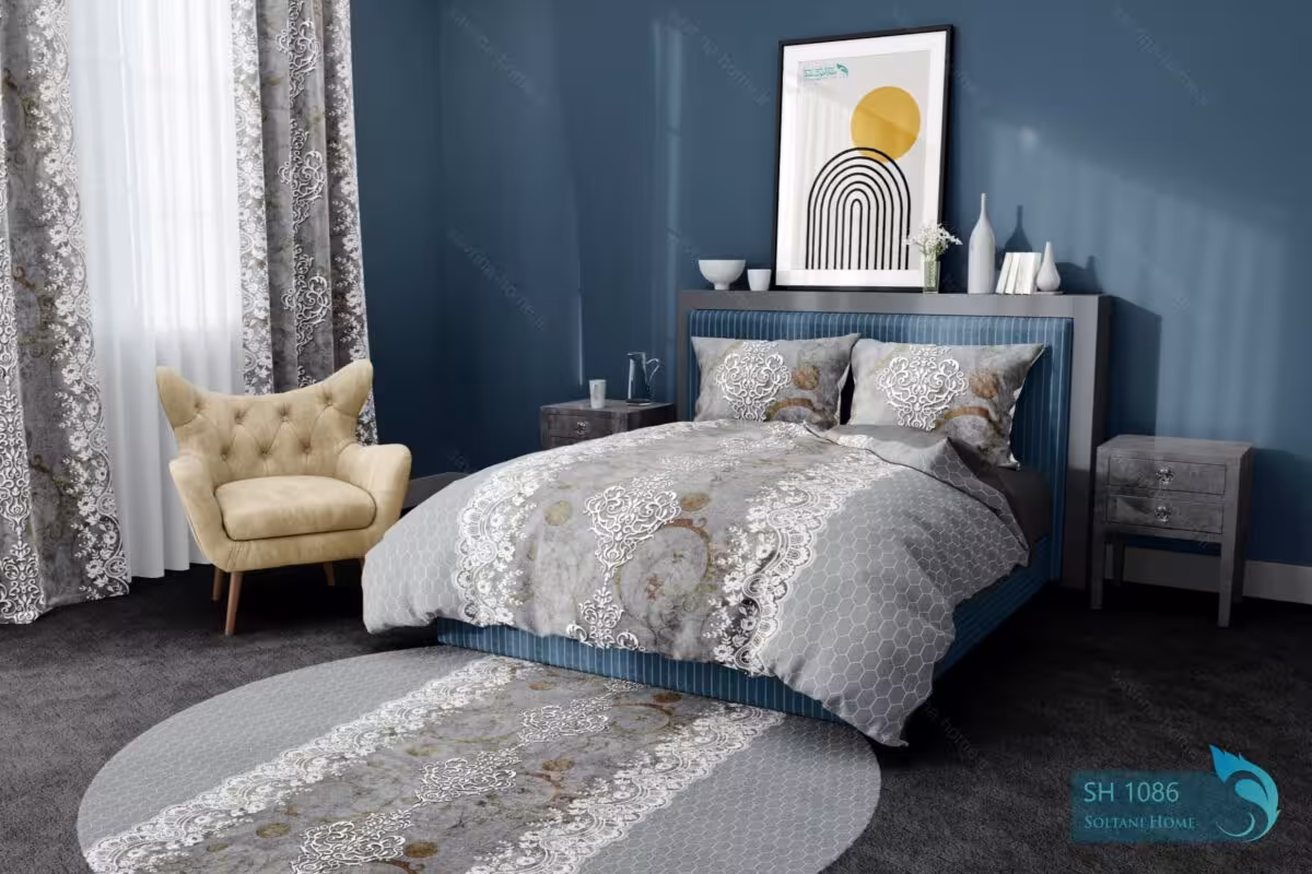 ست روتختی طرح الیزابت دونفره کد SH1086