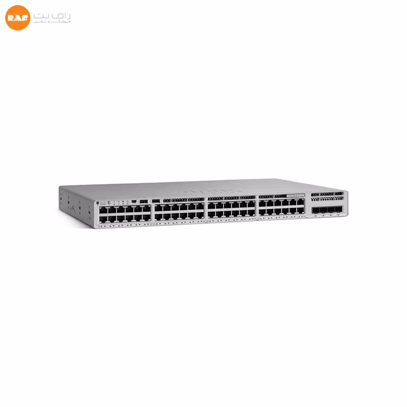 سوییچ شبکه 48 پورت PoE سیسکو مدل 9200L-48P-4X-E