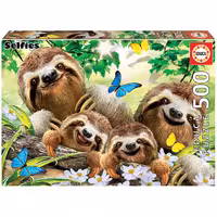 پازل 500 قطعه Educa طرح خانواده تنبل ها