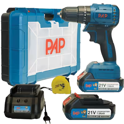 دریل شارژی براشلس 21ولت لیتیوم پی ای پی BID-2115