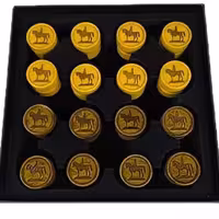 مهره تخته نرد طرح اسب و سواره کد 1016