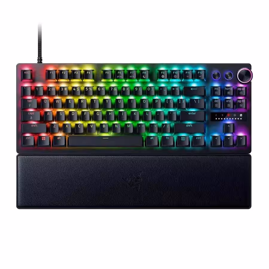 کیبورد گیمینگ باسیم ریزر مدل HUNTSMAN V3 PRO TKL