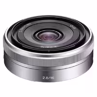 لنز سونی (Sony E 16mm f/2.8 Lens (Silver