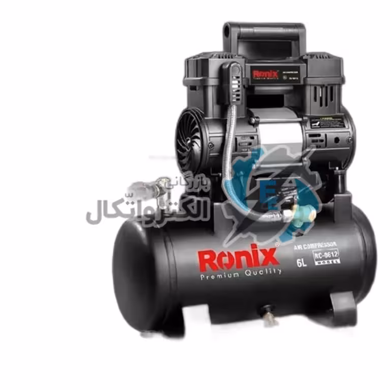 کمپرسور باد 6 لیتری سایلنت رونیکس مدل RC-0612 با کارت گارانتی ارسال رایگان