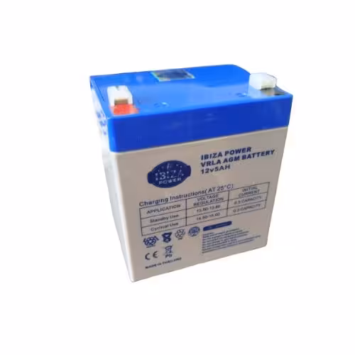 باطری سیلد اسید 12 ولت 5 آمپر برند ایبیزا IBIZA