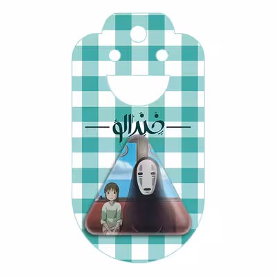 پیکسل خندالو طرح انیمه شهر اشباح مدل مثلثی کد 4883