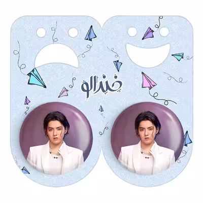 پیکسل خندالو مدل کریس وو گروه اکسو EXO کد 13428 به همراه مگنت