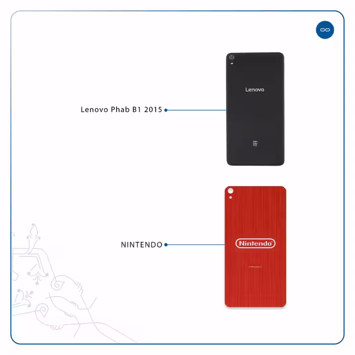 برچسب پوششی ماهوت مدل NINTENDO مناسب برای تبلت لنوو Phab B1 2015