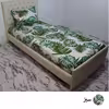 ملحفه آرین مدل روانداز طرح هاوایی یک نفره سایز 140x240 سانتی متر
