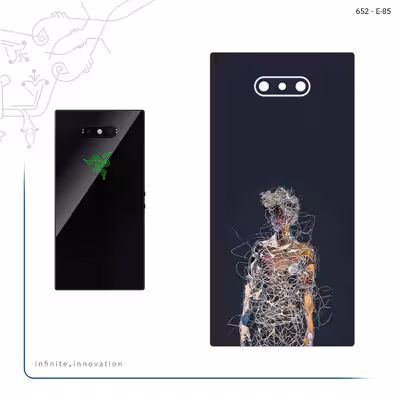 برچسب پوششی ماهوت مدل Strings Digital Art 1 مناسب برای گوشی موبایل ریزر Phone 2