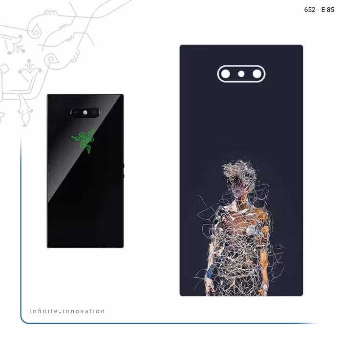 برچسب پوششی ماهوت مدل Strings Digital Art 1 مناسب برای گوشی موبایل ریزر Phone 2