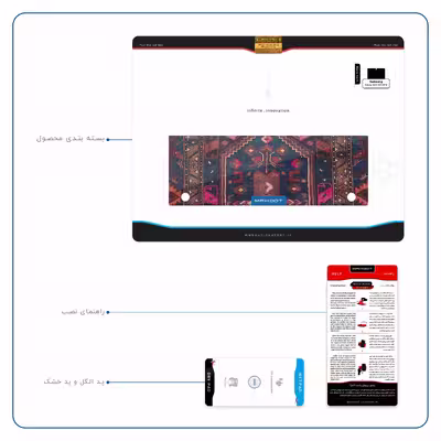 برچسب پوششی ماهوت مدل Rug مناسب برای تبلت سامسونگ Galaxy Tab S 10.5 2014 T800