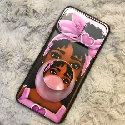 کاور طرح Gum کد A6377 مناسب برای گوشی موبایل سامسونگ Galaxy A42 به همراه پایه نگهدارنده