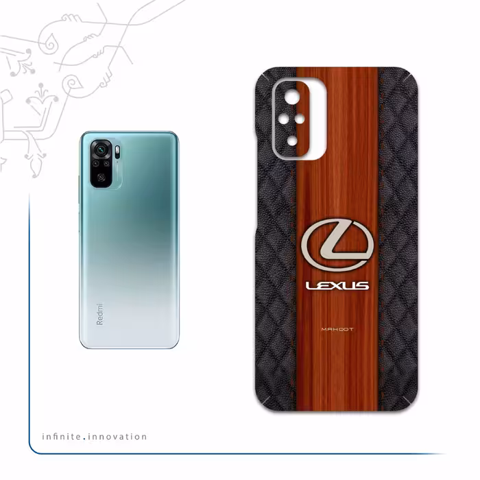 برچسب پوششی ماهوت مدل Lexus-Logo مناسب برای گوشی موبایل شیائومی Redmi Note 10