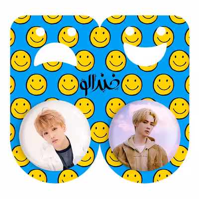 پیکسل خندالو مدل کان و جیسانگ گروه NCT کد 1222912231 مجموعه 2 عددی