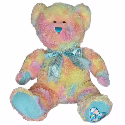 عروسک طرح خرس مدل RainBow کد SZT/23 ارتفاع 40 سانتی متر