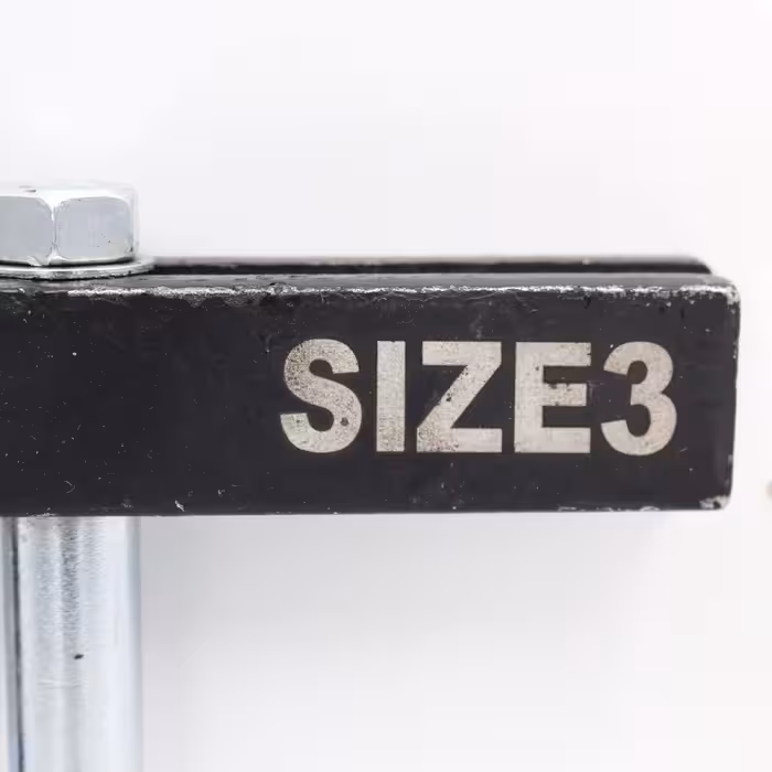 پولی کش دو شاخ مدل الفنت کد YP-NAKHONI-03 سایز 3 اینچ