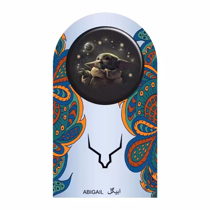 	 پیکسل ابیگل طرح انیمیشن baby yoda کد 003