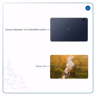 برچسب پوششی ماهوت مدل Horse-2 مناسب برای تبلت هوآوی Matepad 10.4 2020 BAH3-L09