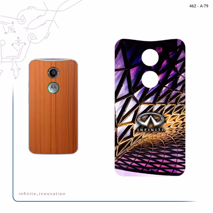 برچسب پوششی ماهوت مدل infinity مناسب برای گوشی موبایل موتورولا Moto X 2014