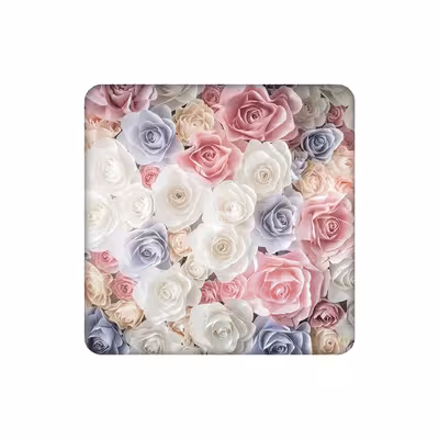 زیر لیوانی طرح گل رز کد    4970421