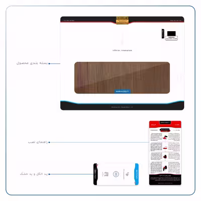 برچسب پوششی ماهوت مدل Orange-Wood مناسب برای تبلت سامسونگ Galaxy Tab S5e 10.5 2019 T720
