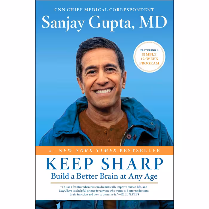 کتاب Keep Sharp اثر Sanjay Gupta M.D انتشارات Simon &amp; Schuster