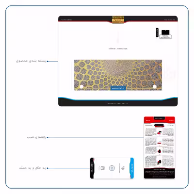 برچسب پوششی ماهوت مدل Iran-Tile2 مناسب برای تبلت سامسونگ Galaxy Note 10.1 2012 N8010