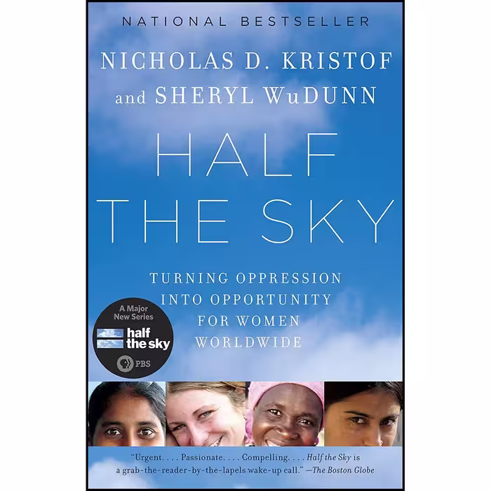 کتاب Half the Sky اثر Nicholas D. Kristof and Sheryl WuDunn انتشارات Knopf Doubleday Publishing Group