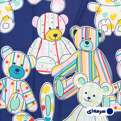 ملحفه آدنو مدل Ted کد IR85 یک نفره سایز 140x240 سانتی متر