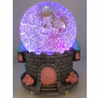 گوی موزیکال مدل پمپی پرنسس و شاهزاده در قصر 