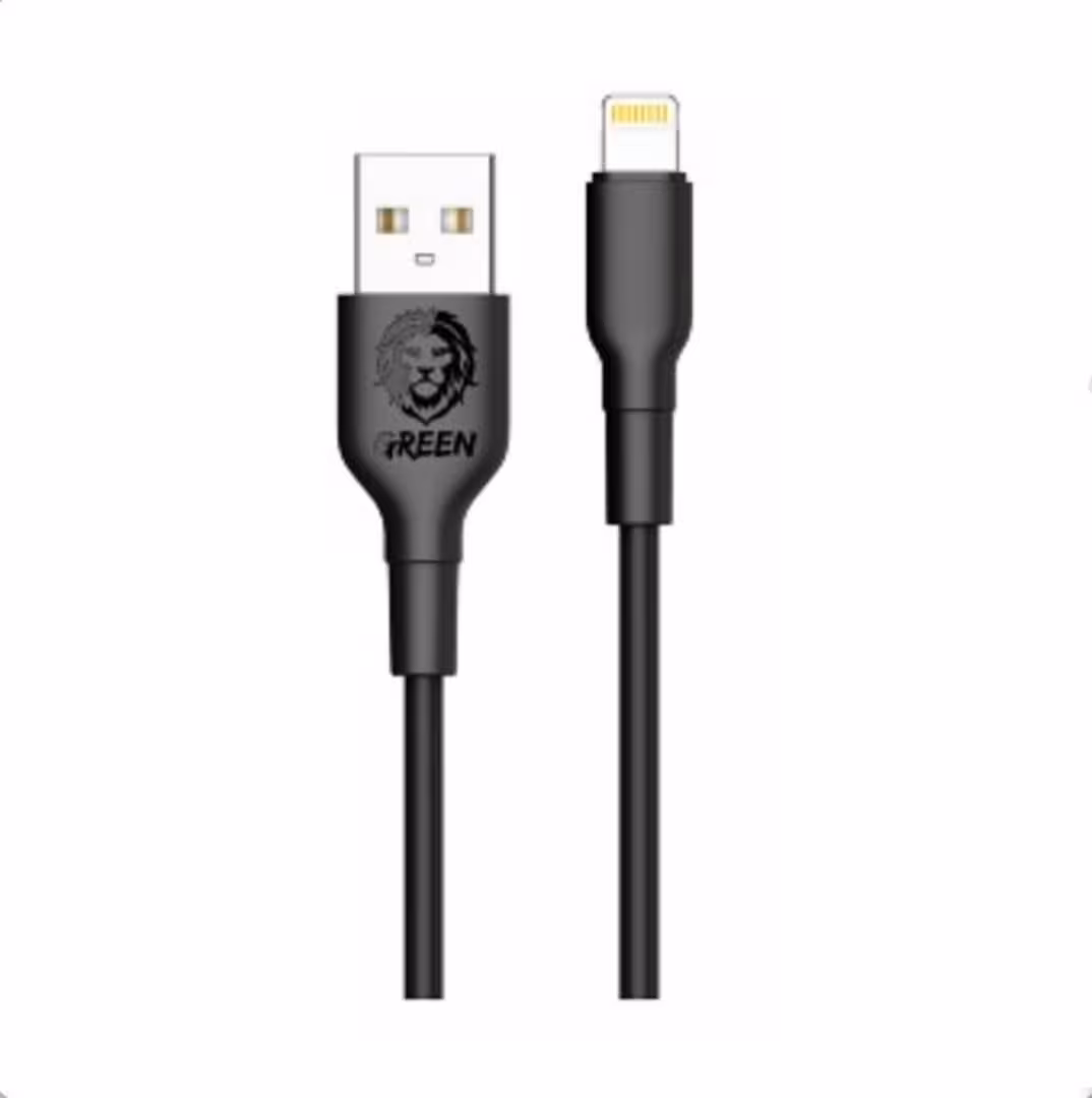 کابل تبدیل USB-A به لایتنینگ  Green PVC Lightning Cable 3M 2A