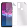 پک برچسب پلاستیکی پشت و رو موتورولا Motorola One Action Plastic 2 in 1 Protector